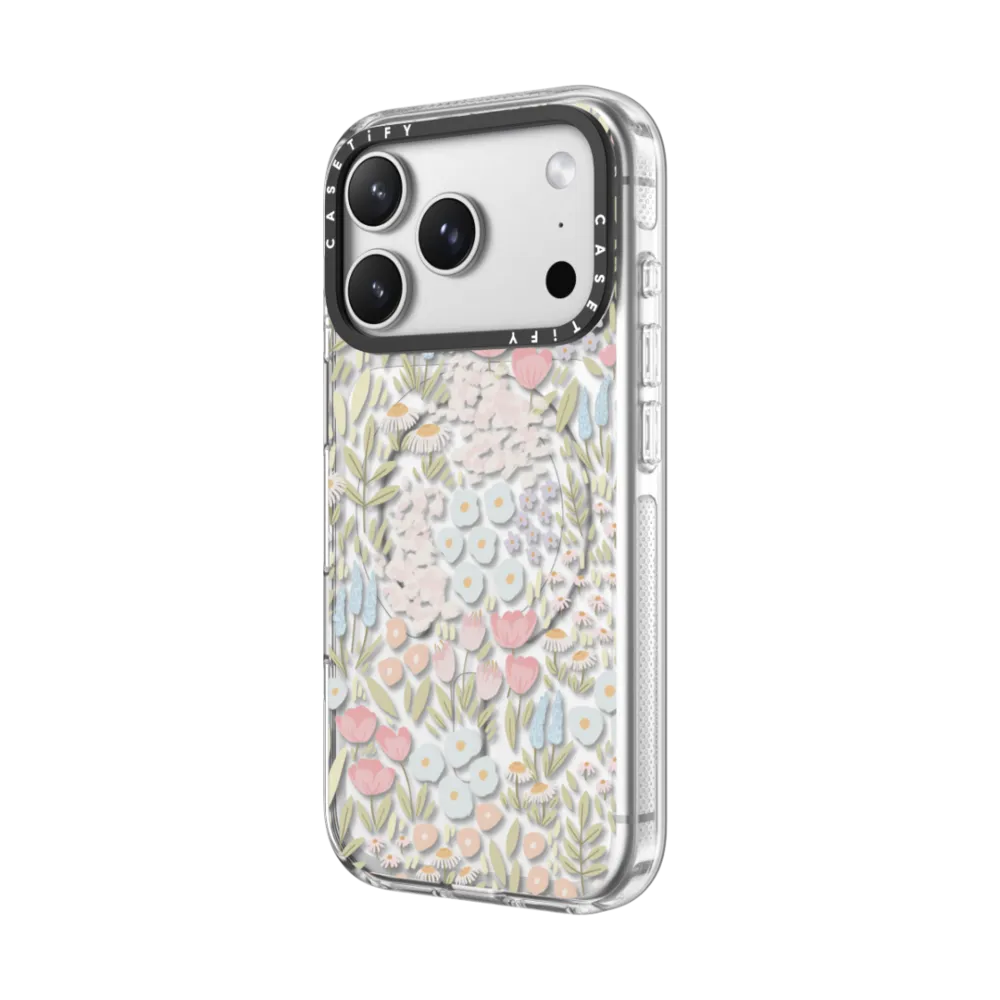 Impact Clear iPhone 17 Pro Max Case MagSafe Compatible - Eleanor by Ivory Paper Co