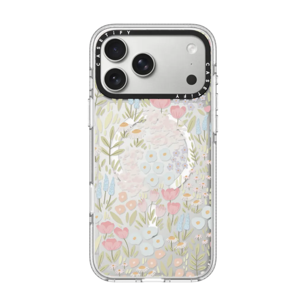 Impact Clear iPhone 17 Pro Max Case MagSafe Compatible - Eleanor by Ivory Paper Co