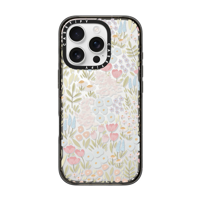 Ivory Paper Co x CASETiFY iPhone 16 Pro ケース ブラック インパクトケース Eleanor by Ivory Paper Co