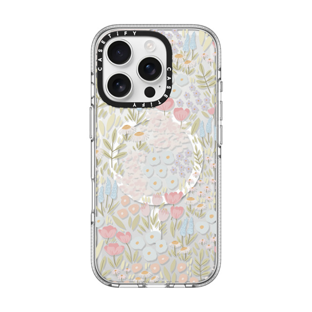 Ivory Paper Co x CASETiFY iPhone 16 Pro ケース クリア クリア ケース MagSafe対応 Eleanor by Ivory Paper Co