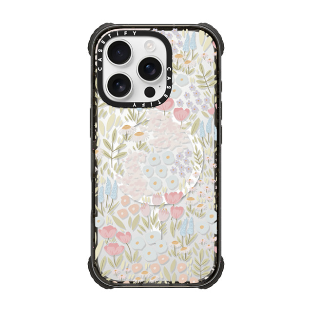 Ivory Paper Co x CASETiFY iPhone 16 Pro Case Floral,Pattern Black ウルトラ インパクトケース MagSafe 対応 Eleanor by Ivory Paper Co Father's Day Ivory Paper Co x CASETiFY iPhone 16 Pro Case Floral,Pattern Black ウルトラ インパクトケース MagSafe 対応 Eleanor by Ivory Paper Co Father's Day