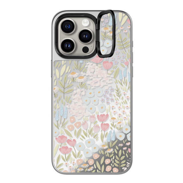 Ivory Paper Co x CASETiFY iPhone 15 Pro Max Case シルバー (シルバーバンパー) ミラー リングスタンドケース MagSafe対応 Eleanor by Ivory Paper Co Ivory Paper Co x CASETiFY iPhone 15 Pro Max Case シルバー (シルバーバンパー) ミラー リングスタンドケース MagSafe対応 Eleanor by Ivory Paper Co