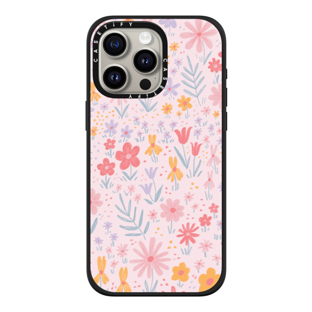 Ivory Paper Co x CASETiFY iPhone 15 Pro Max ケース マットブラック インパクトケース MagSafe対応 Maddie's Florals by Ivory Paper Co