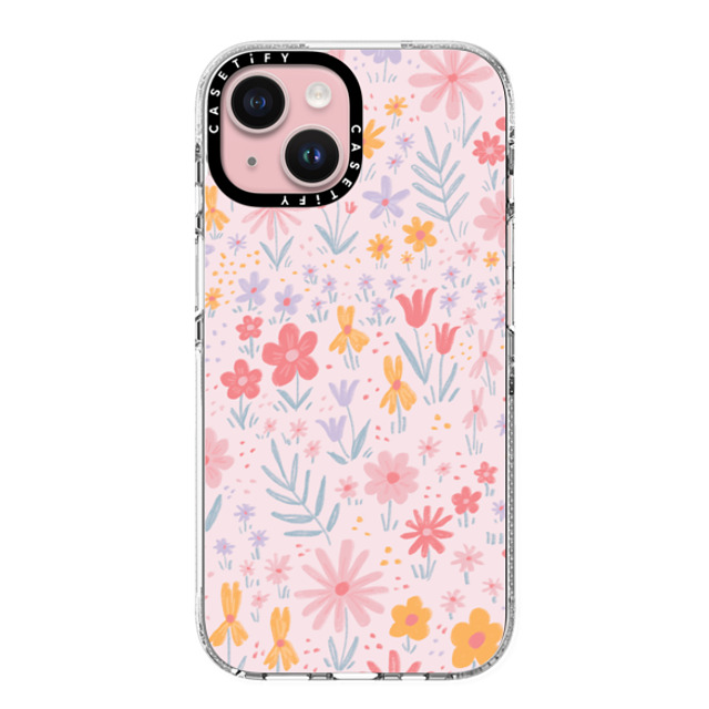 Ivory Paper Co x CASETiFY iPhone 15 ケース クリア クリア ケース MagSafe対応 Maddie's Florals by Ivory Paper Co