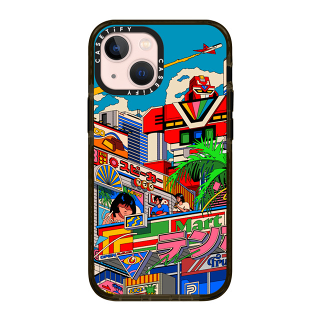 Ardhira Putra x CASETiFY iPhone 13 Mini ケース ブラック インパクトケース CITY BREEZE