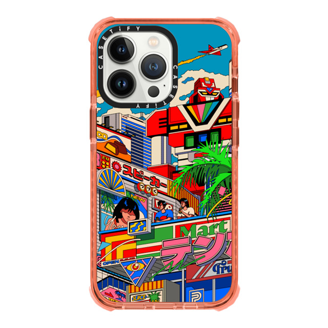 Ardhira Putra x CASETiFY iPhone 13 Pro Case Peach ウルトラインパクトケース CITY BREEZE Ardhira Putra x CASETiFY iPhone 13 Pro Case Peach ウルトラインパクトケース CITY BREEZE
