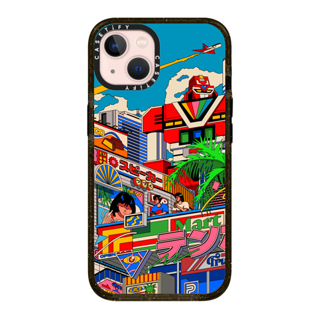 Ardhira Putra x CASETiFY iPhone 13 ケース ブラック インパクトケース CITY BREEZE