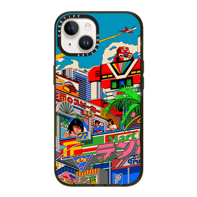 Ardhira Putra x CASETiFY iPhone 14 ケース ブラック インパクトケース CITY BREEZE