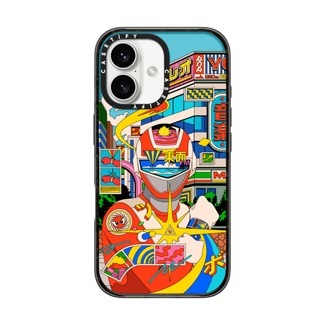 Ardhira Putra x CASETiFY iPhone 16 Case Anime,Pop Art Black インパクトケース RENJA Father's Day Ardhira Putra x CASETiFY iPhone 16 Case Anime,Pop Art Black インパクトケース RENJA Father's Day