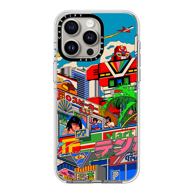 Ardhira Putra x CASETiFY iPhone 15 Pro Max ケース クリア クリア ケース MagSafe対応 CITY BREEZE