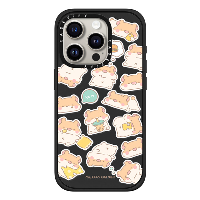 Muffin Corner x CASETiFY iPhone 15 Pro Case マットブラック Impact Case MagSafe Compatible Relax with Muffinmaru Mother's Day Muffin Corner x CASETiFY iPhone 15 Pro Case マットブラック Impact Case MagSafe Compatible Relax with Muffinmaru Mother's Day