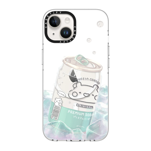 Muffin Corner x CASETiFY iPhone 14 Case Clear Clear Case MagSafe Compatible Premium Soda by Muffin Corner Muffin Corner x CASETiFY iPhone 14 Case Clear Clear Case MagSafe Compatible Premium Soda by Muffin Corner