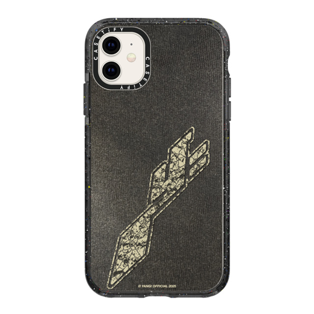 CASETiFY iPhone 11 ケース ブラック インパクトケース YANGI Faded Hoodie Case yangi official