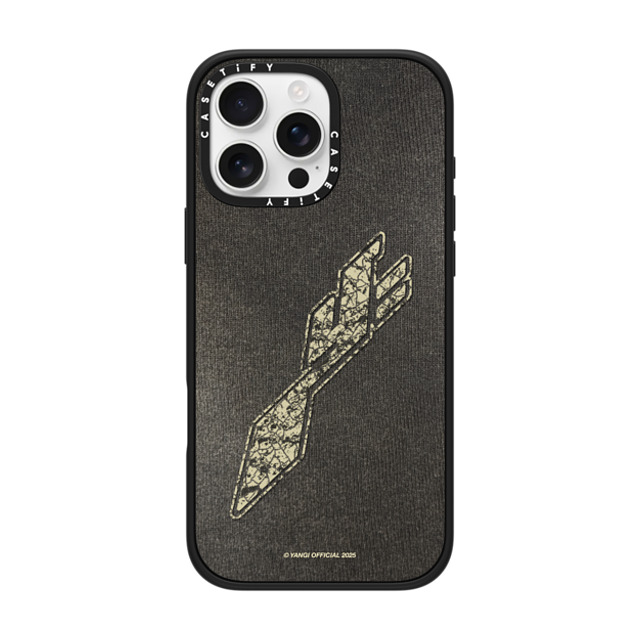 CASETiFY iPhone 16 Pro Max ケース マットブラック インパクトケース YANGI Faded Hoodie Case yangi official