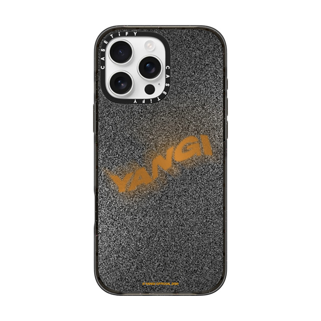 CASETiFY iPhone 16 Pro Max ケース ブラック インパクトケース YANGI Rust yangi official
