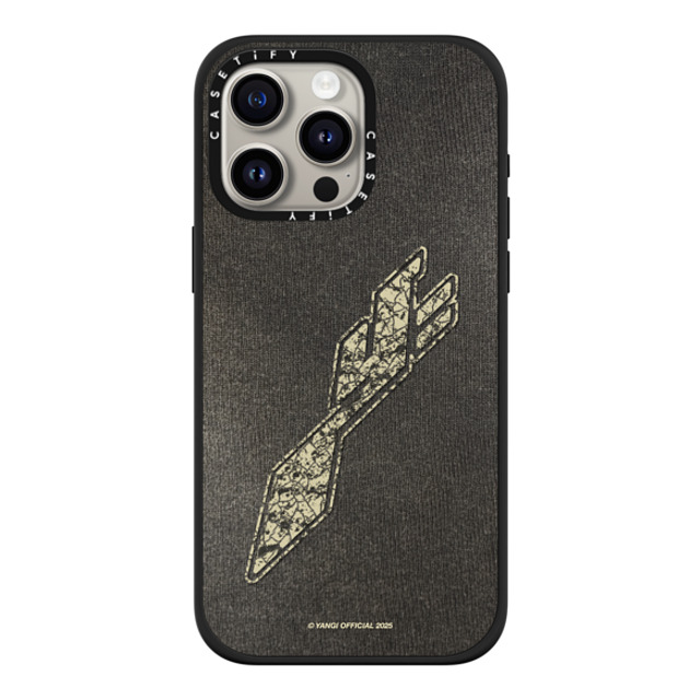 CASETiFY iPhone 15 Pro Max ケース マットブラック インパクトケース MagSafe対応 YANGI Faded Hoodie Case yangi official