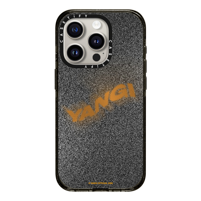 CASETiFY iPhone 15 Pro ケース ブラック インパクトケース YANGI Rust yangi official