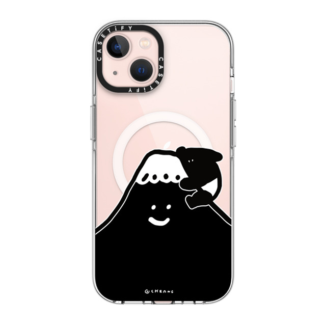 Cherng x CASETiFY iPhone 13 ケース クリア クリア ケース MagSafe対応 LAIMO FUJI