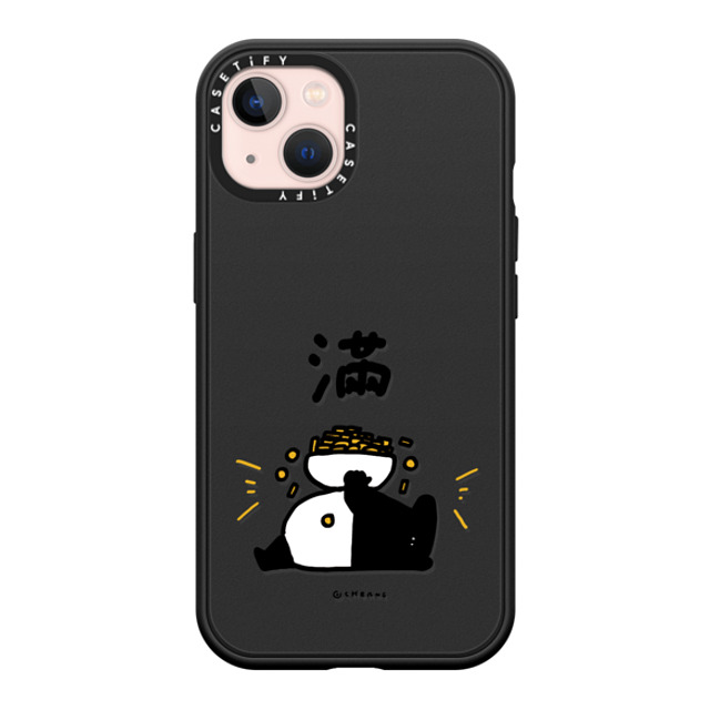 Cherng x CASETiFY iPhone 13 ケース マットブラック インパクトケース MagSafe対応 OVERFLOW