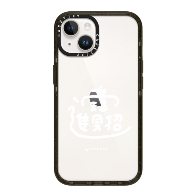 Cherng x CASETiFY iPhone 14 ケース ブラック インパクトケース Fortune