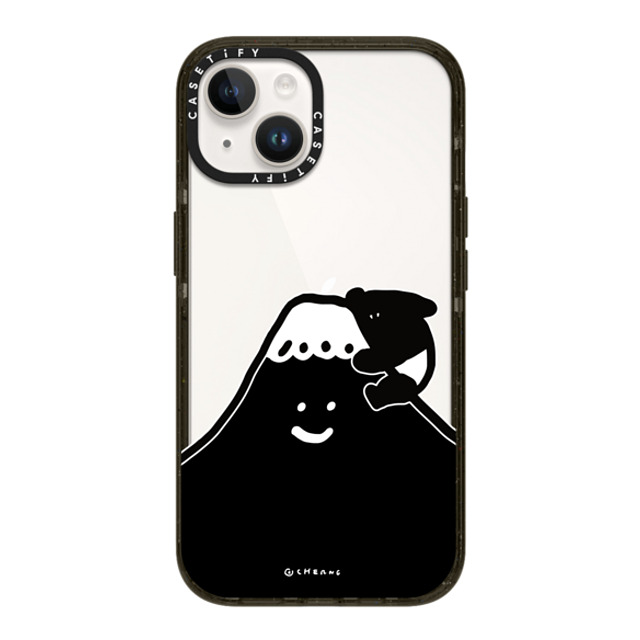 Cherng x CASETiFY iPhone 14 ケース ブラック インパクトケース LAIMO FUJI