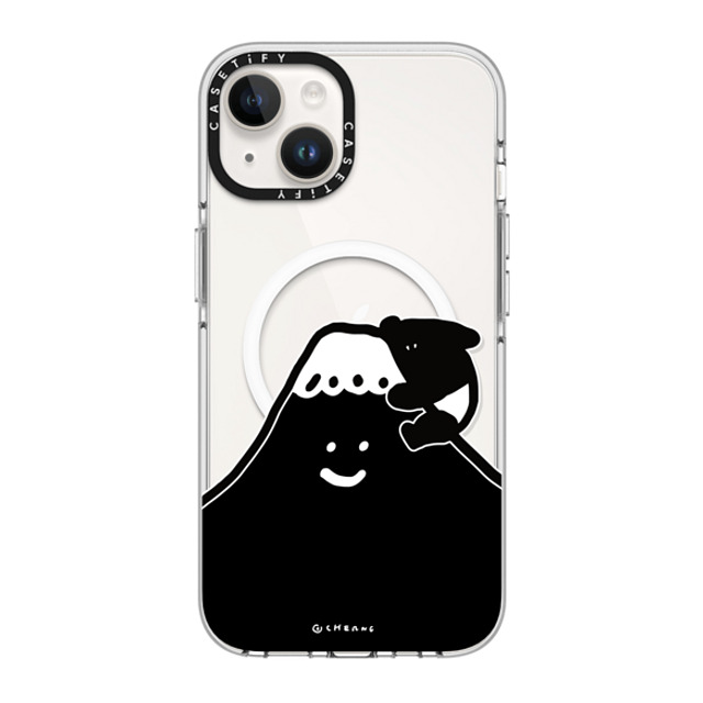 Cherng x CASETiFY iPhone 14 ケース クリア クリア ケース MagSafe対応 LAIMO FUJI