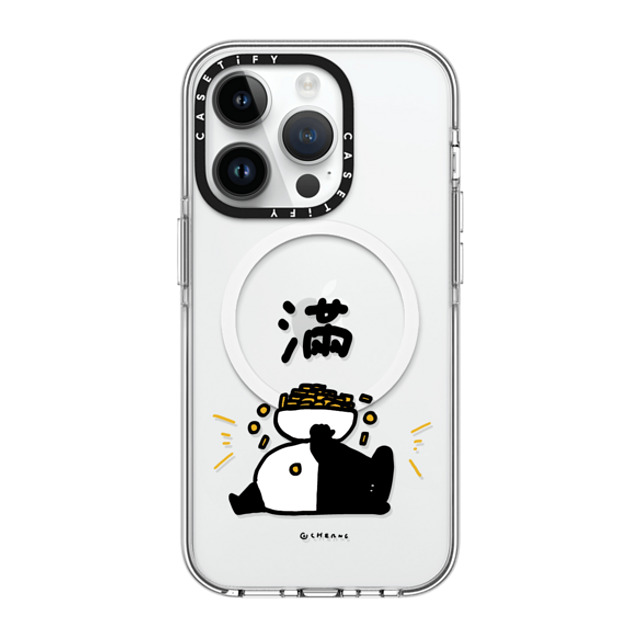 Cherng x CASETiFY iPhone 14 Pro ケース クリア クリア ケース MagSafe対応 OVERFLOW