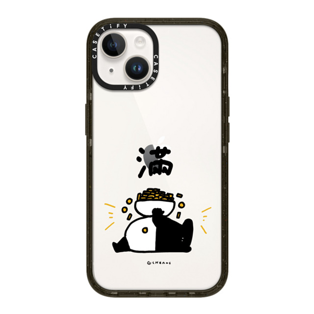 Cherng x CASETiFY iPhone 14 ケース ブラック インパクトケース OVERFLOW