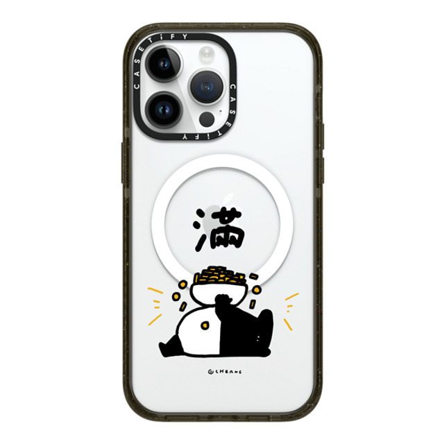 Cherng x CASETiFY iPhone 14 Pro Max ケース ブラック インパクトケース MagSafe対応 OVERFLOW