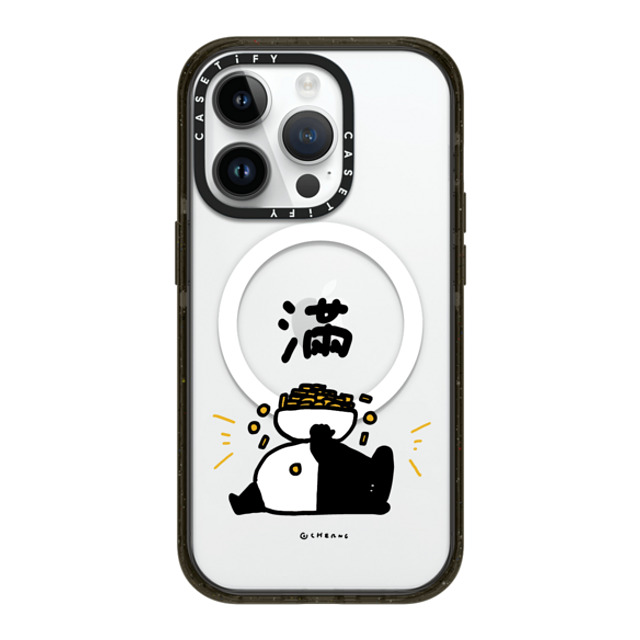 Cherng x CASETiFY iPhone 14 Pro ケース ブラック インパクトケース MagSafe対応 OVERFLOW