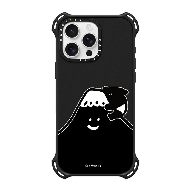 Cherng x CASETiFY iPhone 16 Pro Max Case Matte Black バウンスケース LAIMO FUJI Cherng x CASETiFY iPhone 16 Pro Max Case Matte Black バウンスケース LAIMO FUJI