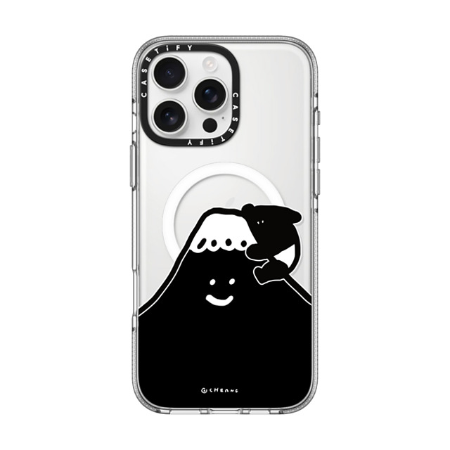 Cherng x CASETiFY iPhone 16 Pro Max ケース クリア クリア ケース MagSafe対応 LAIMO FUJI