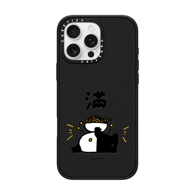 Cherng x CASETiFY iPhone 16 Pro Max ケース マットブラック インパクトケース MagSafe対応 OVERFLOW