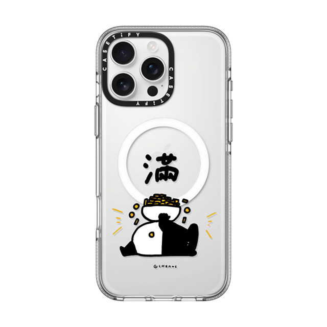 Cherng x CASETiFY iPhone 16 Pro Max ケース クリア クリア ケース MagSafe対応 OVERFLOW