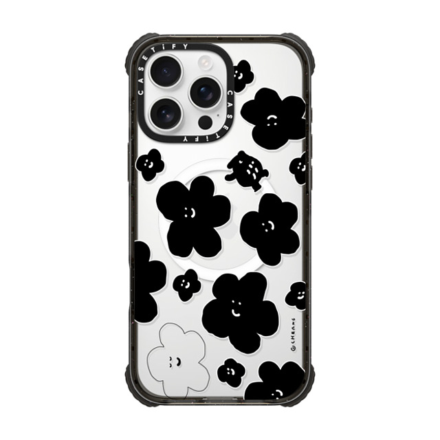 Cherng x CASETiFY iPhone 16 Pro Max Case Black ウルトラ インパクトケース MagSafe 対応 FLOWER MO (V2) Cherng x CASETiFY iPhone 16 Pro Max Case Black ウルトラ インパクトケース MagSafe 対応 FLOWER MO (V2)