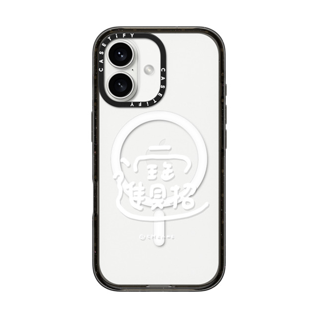 Cherng x CASETiFY iPhone 16 ケース ブラック インパクトケース MagSafe対応 Fortune