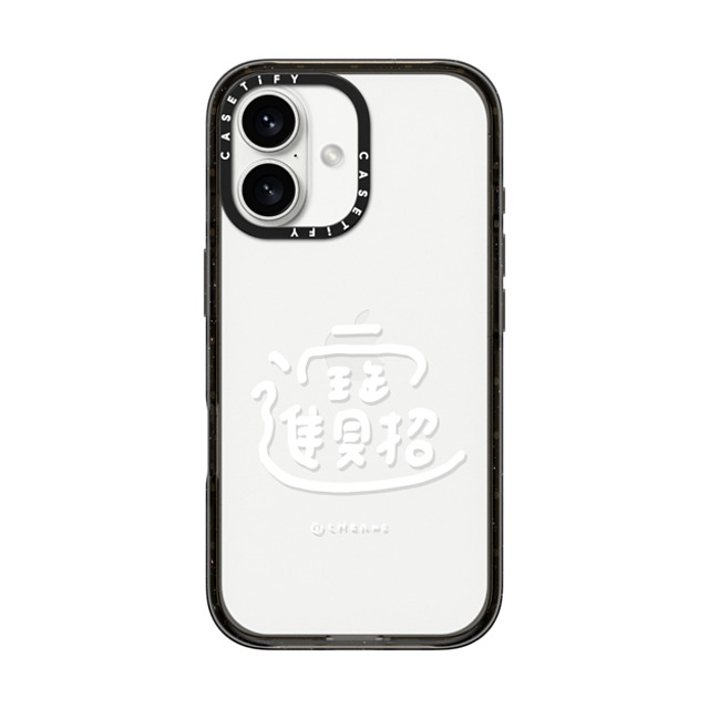 Cherng x CASETiFY iPhone 16 ケース ブラック インパクトケース Fortune