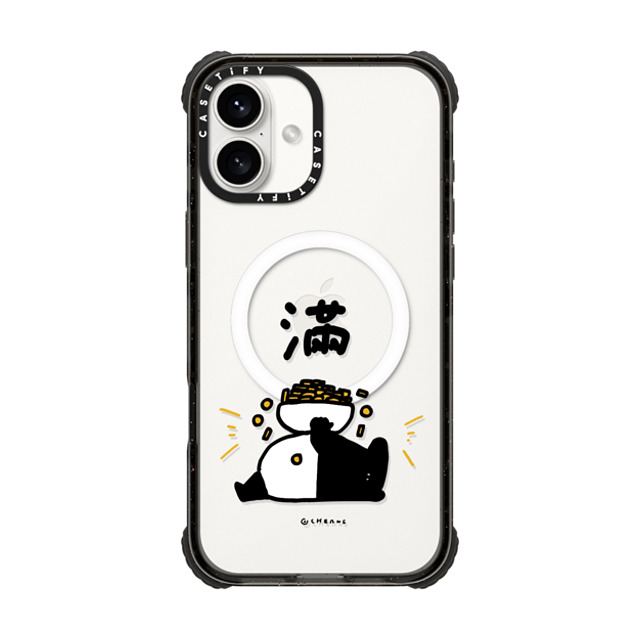 Cherng x CASETiFY iPhone 16 Plus Case Black ウルトラ インパクトケース MagSafe 対応 OVERFLOW Cherng x CASETiFY iPhone 16 Plus Case Black ウルトラ インパクトケース MagSafe 対応 OVERFLOW