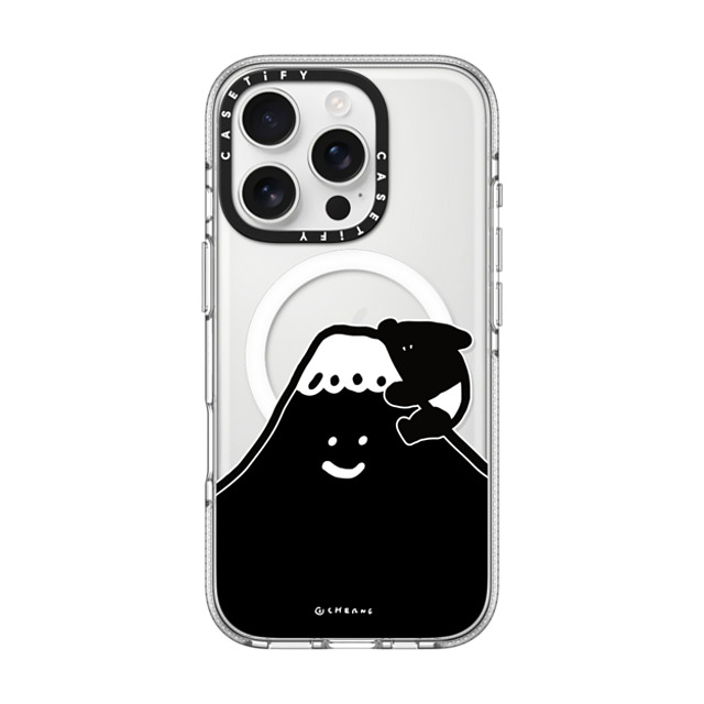 Cherng x CASETiFY iPhone 16 Pro ケース クリア クリア ケース MagSafe対応 LAIMO FUJI