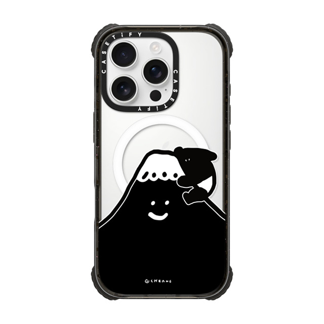 Cherng x CASETiFY iPhone 16 Pro Case Animal,Cartoon Black ウルトラ インパクトケース MagSafe 対応 LAIMO FUJI Mother's Day Cherng x CASETiFY iPhone 16 Pro Case Animal,Cartoon Black ウルトラ インパクトケース MagSafe 対応 LAIMO FUJI Mother's Day