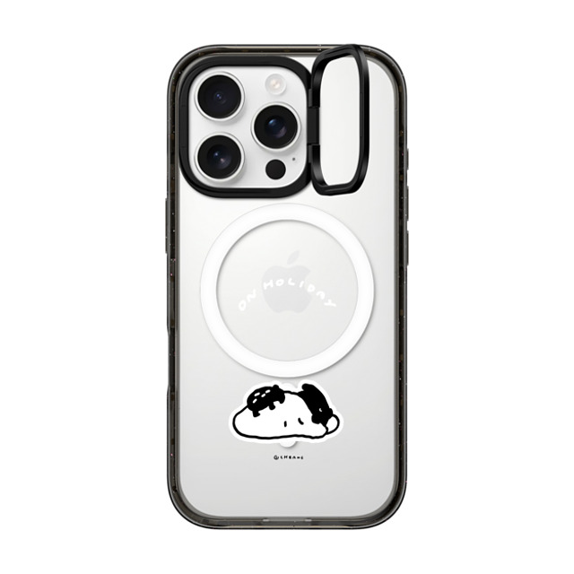 Cherng x CASETiFY iPhone 16 Pro Case Animal,Cartoon Black インパクトリングスタンドケース MagSafe対応 ON HOLIDAY Father's Day Cherng x CASETiFY iPhone 16 Pro Case Animal,Cartoon Black インパクトリングスタンドケース MagSafe対応 ON HOLIDAY Father's Day