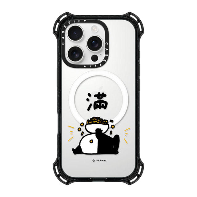 Cherng x CASETiFY iPhone 16 Pro Case Black バウンスケース OVERFLOW Cherng x CASETiFY iPhone 16 Pro Case Black バウンスケース OVERFLOW