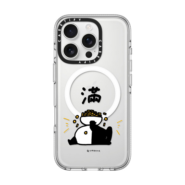 Cherng x CASETiFY iPhone 16 Pro ケース クリア クリア ケース MagSafe対応 OVERFLOW