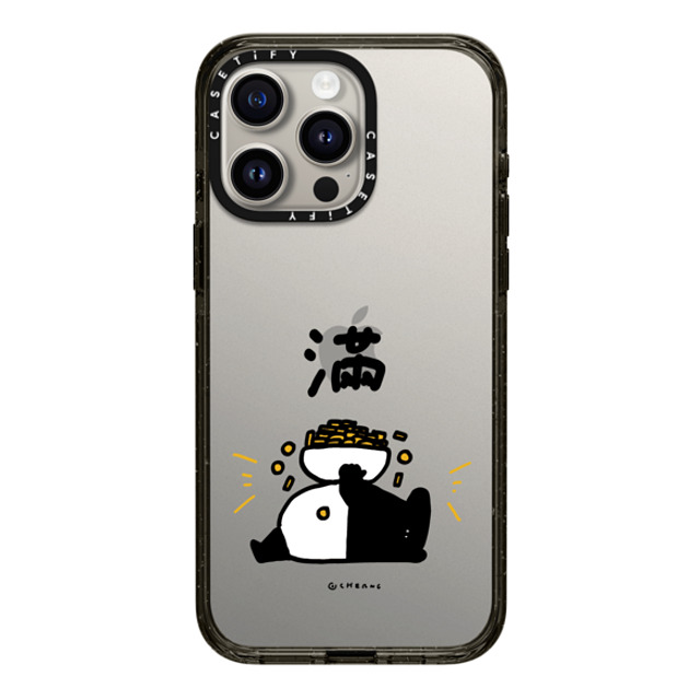 Cherng x CASETiFY iPhone 15 Pro Max ケース ブラック インパクトケース OVERFLOW