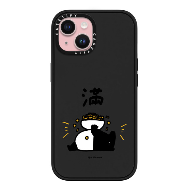 Cherng x CASETiFY iPhone 15 ケース マットブラック インパクトケース MagSafe対応 OVERFLOW