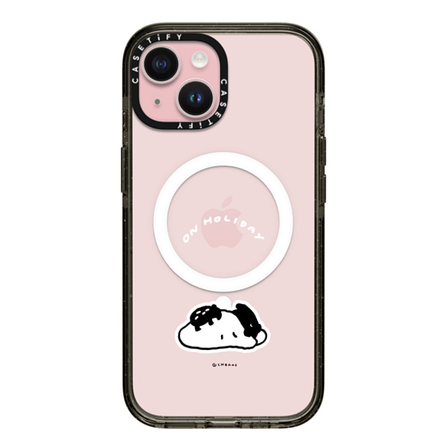 Cherng x CASETiFY iPhone 15 Case Animal,Cartoon Black Impact Case MagSafe Compatible ON HOLIDAY Mother's Day Cherng x CASETiFY iPhone 15 Case Animal,Cartoon Black Impact Case MagSafe Compatible ON HOLIDAY Mother's Day