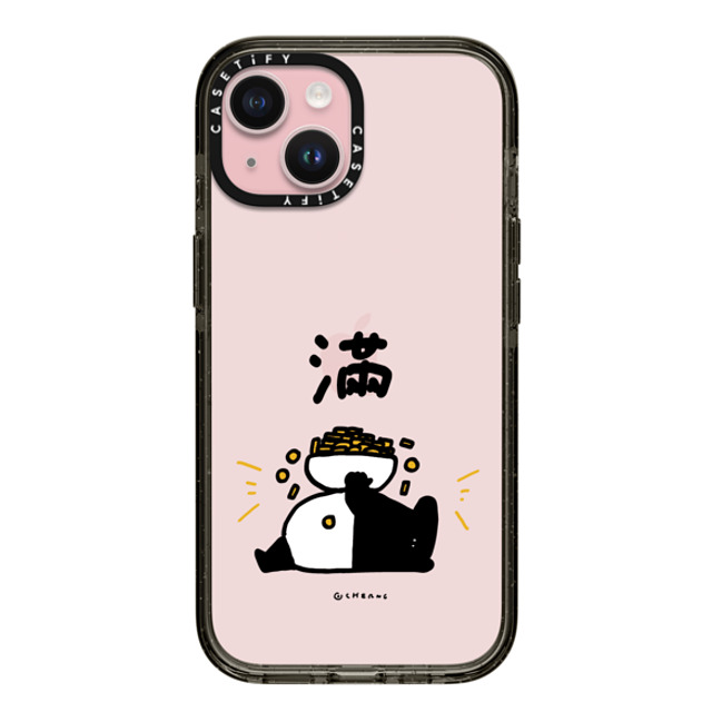 Cherng x CASETiFY iPhone 15 ケース ブラック インパクトケース OVERFLOW