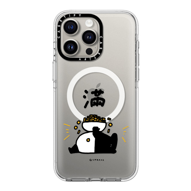 Cherng x CASETiFY iPhone 15 Pro Max ケース クリア クリア ケース MagSafe対応 OVERFLOW