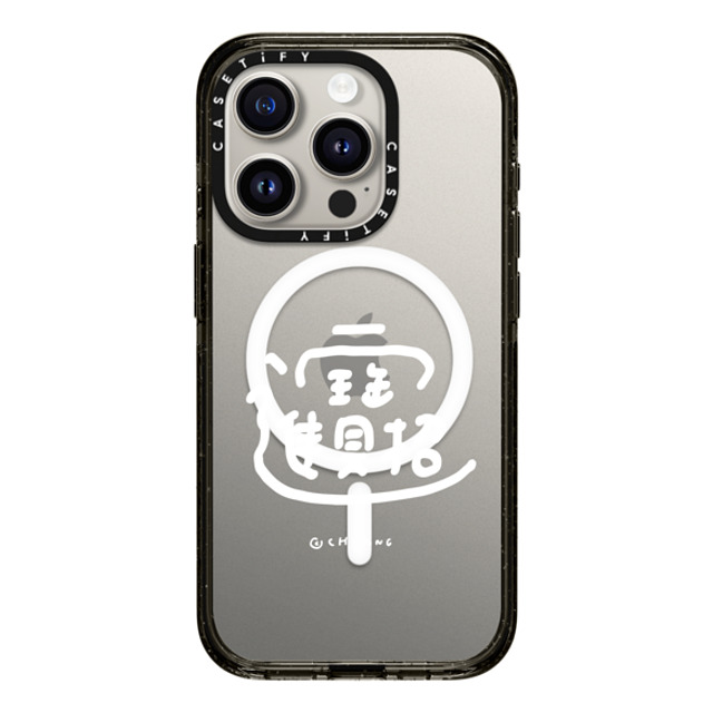 Cherng x CASETiFY iPhone 15 Pro ケース ブラック インパクトケース MagSafe対応 Fortune