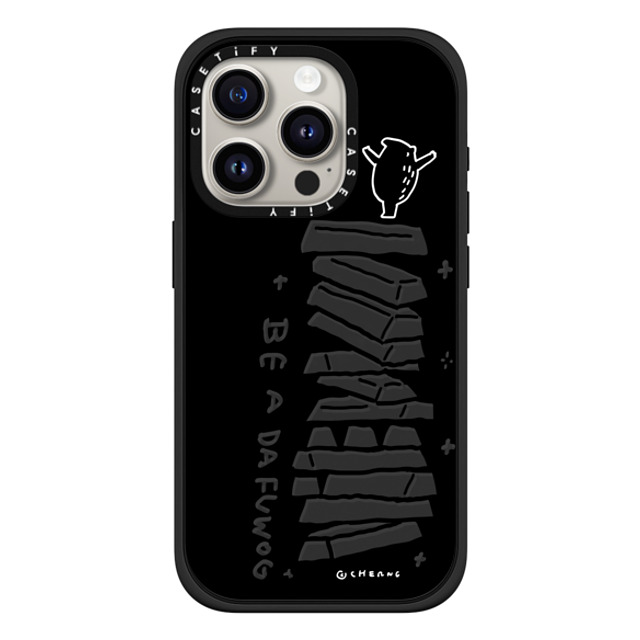 Cherng x CASETiFY iPhone 15 Pro ケース Animal,Cartoon マットブラック インパクトケース MagSafe対応 Be A DaFuWog (Monopoly) Back to School Cherng x CASETiFY iPhone 15 Pro ケース Animal,Cartoon マットブラック インパクトケース MagSafe対応 Be A DaFuWog (Monopoly) Back to School